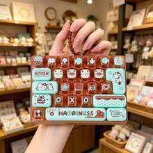 SANRIO Mood Recharge Station 26 Mechanical Keyboard Keycap Stress Relief Fingertip Toy Keychain Bag Pendant Gift - Multicolor - View 3