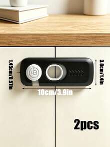 4pcs/2pcs Children Drawer Locks, No-Drill Baby Safety Locks, Suitable For Refrigerator, Cabinet, Drawer And Double Door - Multicolor - View 9