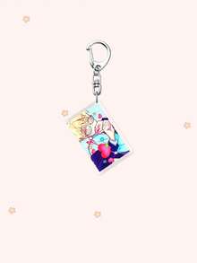 1/6pcs Alien Stage Acrylic Keychains, Perfect Gifts For Fans, Suitable For Bags And Keys, Cosplay Accessories, Car Keychains, Backpack Charms, Bag Pendants, Creative Derivative Gifts - Multicolor - View 6