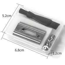 Precision Blades Specifically Designed For Hair Clippers, Compatible With Clipper Heads For Models 8504, 8148, 1919, And 8591. Replacement Blades For 2-Hole Adjustable Clipper Heads. - A - View 10