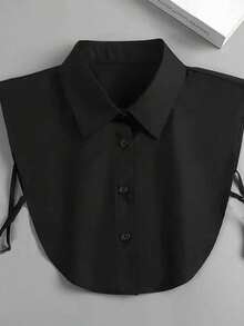 1/2pcs Detachable Fake Collar, Men's Half Shirt False Collar, Popular Men's Accessory - Multicolor - View 5