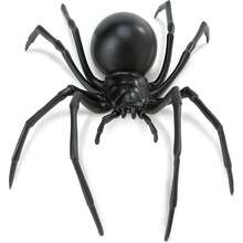 Halloween Black Spider Hair Clip, Realistic Large Spider Side Clip, Gothic Punk Style Girls Hair Accessory, Party Costume Cosplay Hair Clip, Halloween Accessory - Black - View 10