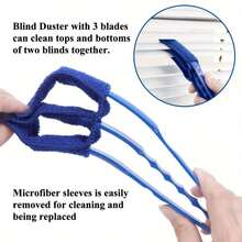 2pcs(1pc Brush + 1pc Hanging Rope), Equipped With Replaceable Brush Head, Used For Dusting, Suitable For Blinds, Air Conditioners, Curtains And Car Crevices, Can Quickly Remove Dust - Color - View 3