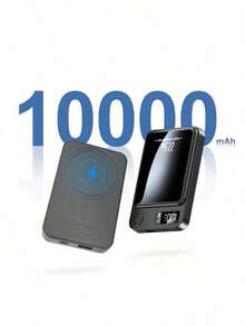 Awei 10000mAh Magnetic Wireless Power Bank, 22.5W Fast Charging Portable Charger With LED Digital Display, Slim External Battery Pack For IPhone Android, Travel Essentials For School, Work, Outdoor & Backpack, Back To School Tech Gift - default - 查看 13