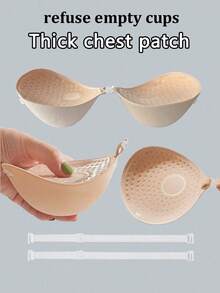 1pc 5cm Thick Invisible Adhesive Breast Lift Tape/Breast Lift Tape, Suitable For Dresses, Enhances Cleavage, Lifts And Shapes, Suitable For Petite/Small Breast Sizes - Multicolor - View 7