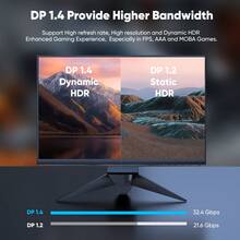 ASUS 8K 60Hz DisplayPort Cable, DP1.4 4K/144Hz DisplayPort Cable, 8K DisplayPort 1.4 Cable, Compatible With PC, Laptop, TV 8K Display - View 6