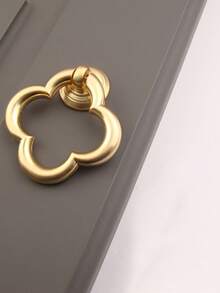 4pcs Gold Cabinet Handles, Cabinet Door Pulls, Drawer Handles, Zinc Alloy Gold Handles Suitable For Vanity, Kitchen Cabinets, Bathroom - Multicolor - View 3