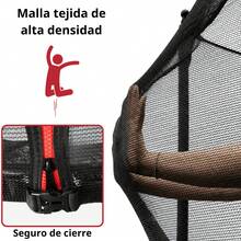 Joykoo Kids Trampolines - Black - View 4