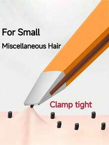1/2pcs High Precision Eyebrow Tweezers, Stainless Steel Eyebrow Trimming Tweezers, Suitable For Fine Hair And Beard, Ultra-Thin Flat Head Trimming Tool, Suitable For Home And Salon Use - Upgraded Version - View 4