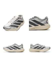 Adidas Men's Running Shoes ADIZERO EVO SL M 26 Summer New Racing Training Road Running Shoes KJ0430 - Bright White/Graphite Black/Light Gray - View 11