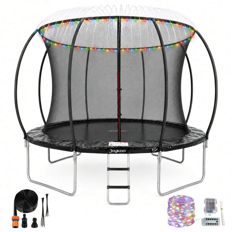 Joykoo Kids Trampolines - Black - View 1