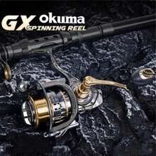 Okuma Spinning Fishing Reel, 18KG Drag, 13+1 Bearings, Sea Fishing Spinning Reel Metal Spool, With Fishing Line - GX - View 3