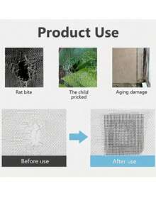 1PC Waterproof Self-Adhesive Window Screen Repair Tape, Dorm Door Curtain Insect Net Sticker, Damaged Window Screen Strong Repair Tape, 2m Long, 5cm Wide, Sticker, Wall Sticker, Home Decor Room Wall Decoration Personalized (Random Color) - A - View 8