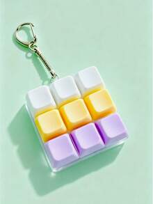 Clickable Keyboard Pendant, Crisp Key Feedback, Creative Keyboard Pendant Bag Decoration, Bag Charm, Keychain Accessory, Adult Keychain, Car Keychain, Improve Focus, Relieve Anxiety During Work And Travel, Focus And Relax Zipper Keychain, Birthday Gift, Party Gift, Holiday Gift, Gothic Y2K Style Lanyard With ID Card Holder, Car Accessory, Bag Decoration, Back To School (No Electricity) - Multiple Styles - View 21