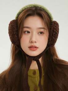 Kids Ear Muffs, Suitable For Autumn And Winter, Cute Plush Ear Warmers, Warm Ear Protection, Anti-Cold And Frostbite - Multicolor - View 8