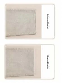 1 buah Lapisan Perekat Tertanam DIY Film Jaring Perekat Dua Sisi Lem Leleh Panas Perekat Dua Sisi Lapisan Kain Non-Woven Aksesori Pakaian - Putih - View 10