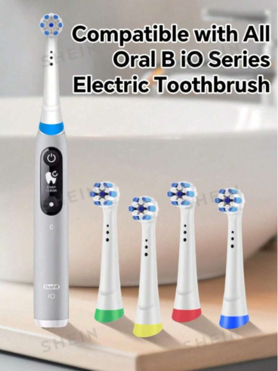 Cabezales de repuesto para cepillo de dientes eléctrico -IO, solo cabezales de cepillo, cepillo de dientes eléctrico no incluido - Multicolor - Ver 1