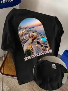 Casablanca Men T-Shirts - 黑色 - 查看 1