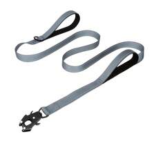 1pc 1.8m Reflective Dog Leash With Dual Padded Handles, 360° Swivel Quick-Lock Clip & D-Ring, Durable Nylon Walking Training Lead For Small, Medium & Large Dogs, 5 Colors - Multicolor - View 10