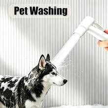 3 PiecesBidet Spray Set, Includes Handheld Sprayer, 2m Retractable Spring Hose And Drill-Free Wall Mount Bracket | Pressurized Water Flow, Adjustable Water Pressure, Suitable For Bidet Cleaning, Toilet Rinsing, Pet Washing, Mop Cleaning, Multi-Scenario Home Cleaning Kit, Compatible With Various Bathroom Spaces - White - View 5