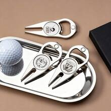 Alat Perbaikan Penanda Bola Golf Ukir Kustom, Hadiah Penanda Bola Golf Magnetik yang Dipersonalisasi, Pembuka Botol Ukir Hadiah untuk Pengiring Pengantin Pria, Hadiah untuk Ibu dan Ayah - MultiWarna - View 2
