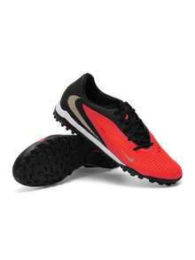 Nike Men's Football Shoes PHANTOM 6 LOW ACAD TF On-Field Training TF Stud Football Shoes HQ2325-600 - Black/Red - View 8
