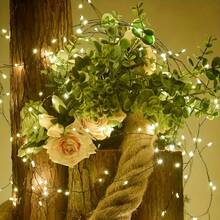Adjustable Mode Firecracker LED Decorative Lights, IP44 Waterproof Battery Box String Lights, Suitable For Camping, Balcony, Christmas Home Decor, No Built-In Batteries Included - Multicolor - View 2