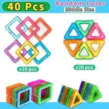 Children's Magnetic Building Blocks Set - Creative DIY Assembly Toy, Enhances Hand-Eye Coordination, Promotes Brain Development, Suitable For Boys And Girls, STEM Creative/Educational Toy, Suitable For 3-6 Years Old Children, Holiday Birthday Gift - Multicolor - View 13