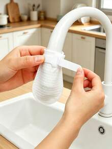 High Density Non-Woven Fabric Faucet Filter, Universal For Kitchen And Bathroom, Easy To Install, Filters Rust, Sediment, Sand And Impurities, Home Water Purifier - Multicolor - View 1