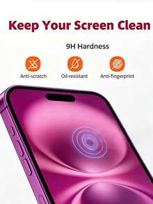 2片裝 [2026新款] 9H 鋼化玻璃螢幕保護貼，相容 iPhone 18 Pro/18 Pro Max/17/17 Pro/17 Pro Max/17 Air/16/16 Plus/16 Pro/16 Pro Max/15/15 Pro Max/14/14 Plus/13/13 Mini/12/12 Mini/11 Pro Max/X/XS/XR，高清透明防刮無氣泡 - 無色 - 查看 4