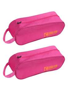 Waterproof Transparent Shoe Bag | Portable Handheld Travel Shoe Storage Bag | Transparent Zipper Packaging Bag, Suitable For Sneakers, Slippers - Multicolor - View 13
