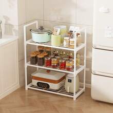 5-Tier Heavy Duty Adjustable Metal Shelving Unit - Freestanding Storage Rack For Kitchen, Garage & Home Organization, Durable Steel Frame With Independent Legs, Utility Shelves - White - View 4
