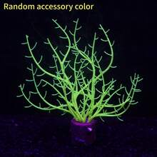 Soft Silicone Glow In The Dark Aquarium Coral Jewelry Soft Silicone And Realistic Color Change Glow In The Dark Creates Visual Effects That Are Easy To Place In The Aquarium Decoration - A - View 47