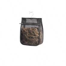 1pc/2pcs Zippered Hanging Mesh Storage Bag, Large Capacity Windproof Jacket & Socks Organizer, Suitable For Clothesline, Closet And Bathroom, Quick Access Multi-Functional Storage Bag For Clothes And Small Items - View 7