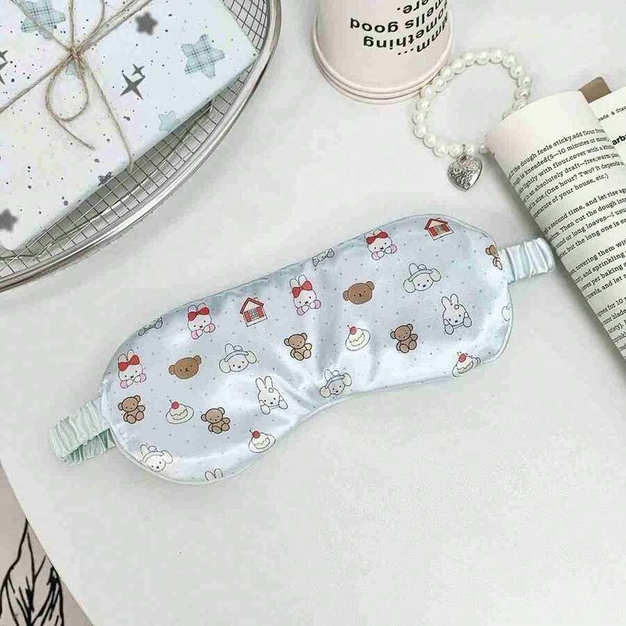 1pc 2026 New Cute Miffy Plush Doll, Miffy Plush Doll With Fun Cute Blue Eye Mask, Essential For Nap Time, Highly Attractive Cute Design, Suitable For Birthday, Party, Holiday, Fans And Gifts, Surprise Doll, Gift For Friends And Family. Random Pattern (Random Style) - Multicolor - View 1