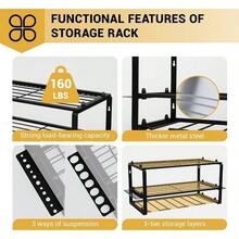 Cordless Drill Hanger Storage Rack Power Tools Holder | Drill Battery Tools Holder Small Storage Rack Metal Wall Mount Plier Screwdriver Shelf For Garage - Multicolor - View 6