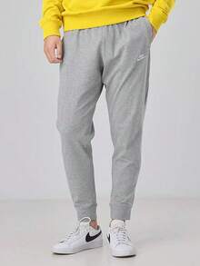 Nike Sportswear NSW CLUB PANT OH FT Men's Lightweight Breathable Knit Sweatpants Light Grey - Light Grey - View 1