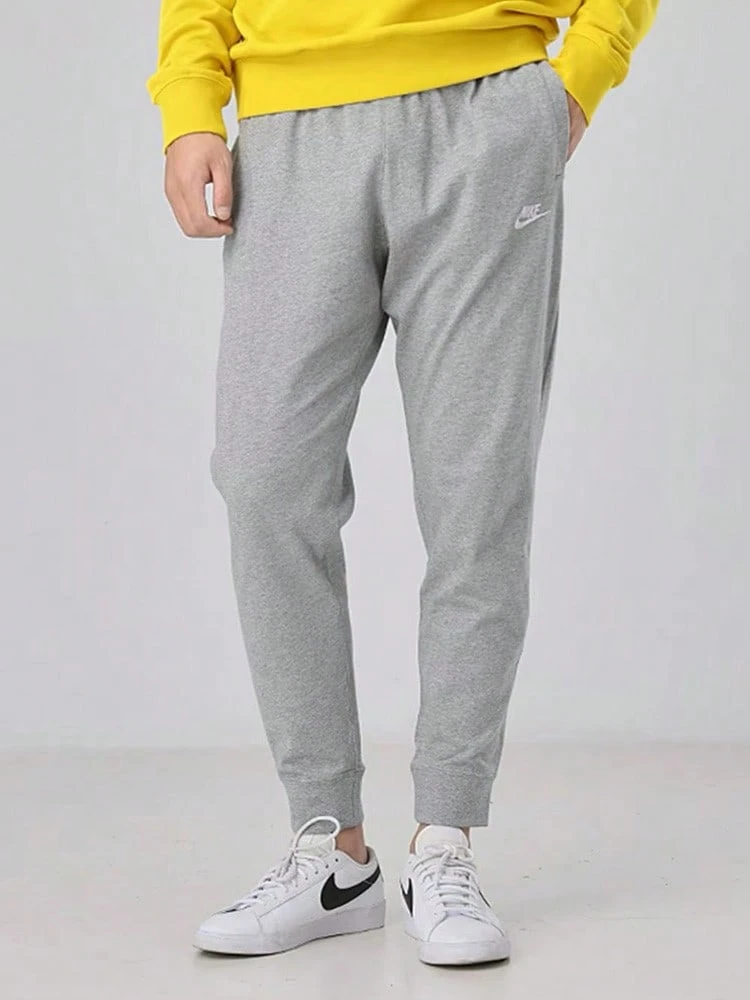 Nike Sportswear NSW CLUB PANT OH FT Men's Lightweight Breathable Knit Sweatpants Light Grey - Light Grey - View 1