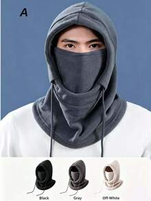 Outdoor Warm Balaclava Windproof Fleece Full Face Mask Neck Gaiter Hat Suitable For Skiing And Cycling - Multicolor - View 3