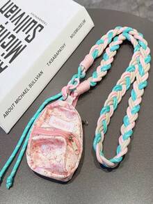 1 Peça Cordão Transversal para Celular Dopamine Fresh Casual com Blocos de Cor Macaron, Alça Ajustável com Nó e Zíper, Mini Porta-Moedas, Acessório 2 em 1 Antiperda para Celular, Charm de Bolsa para Meninas, Compras Diárias, Uso Externo, Viagem e Transporte, Alça de Pulso/Ombro para Smartphone, Halloween - Multicolorido - Visão 14