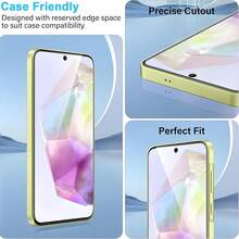 CASECOPS 2pcs High Definition Tempered Glass Screen Protector, Compatible With Samsung A04/A06/A12/A14/A17/A24/A27/A36/A51/A53/A57 And Other Series, Anti-Scratch Anti-Shatter Anti-Oil Anti-Fingerprint, High Transparency High Definition Display, Sensitive Touch Smooth Feel, Ultra-Thin Design Precise Fit, Easy Installation, Compatible With Phone Cases - 2Pcs - View 5