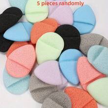 1/5/10pcs Deep Cleansing & Exfoliating Facial Sponges, Random Color And Shape, Reusable, Removes Blackheads And Deep Dirt, Suitable For Makeup And Skincare - Multicolor - View 12