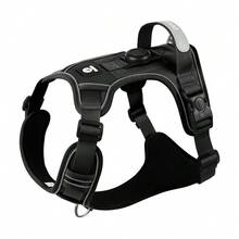 1 Peça Colete para Cachorro com Estojo Protetor AirTag, Suporte Oculto Integrado para AirTag, Colete Ajustável Reflexivo, Adequado para Cães de Pequeno a Grande Porte, Não Inclui Rastreador AirTag ou Guia - Multicolorido - Visão 23
