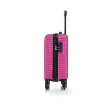 20" Hardside ABS Diamond-Textured Carry-On Spinner Luggage With TSA Lock, Lightweight Travel Suitcase For Business Trips & Vacations - Rusty Rose - View 4