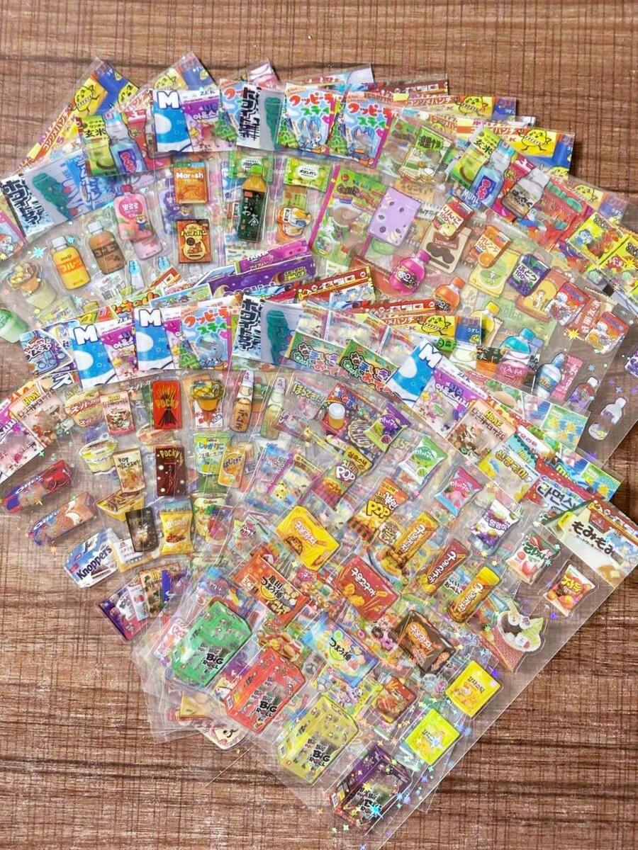 Waterproof Cute Retro Anime Snack Stickers, Aesthetic Decorations Suitable For Scrapbooking, DIY, Stationery, And School Supplies
