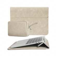 SENLASI 13/14 吋筆電保護套包 PU 皮革保護套與配件包，適用於 MacBook、HP Chromebook Surface Notebook 的筆電包，便攜式筆電保護套 - 查看 10
