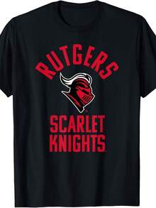 Rutgers Unrsity Scarlet Knights Large T-Shirt - Black - View 1
