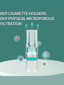 100PCS - Reusable Cigarette Filters - Removes Tar And Chemicals, Smart Filter With Tar-Blocking Technology, Smooth And Strong Filtration, Suitable For Medium-Sized Cigarettes Fine Converter, Disposable Cigarette Filters (Randomly Shipped, Chinese And English Packaging) - A - View 7