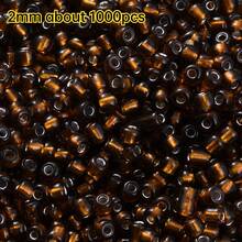 1000pcs Shiny Charm Czech Glass Seed Beads For DIY Jewelry Making Bracelet Necklace Earring Sewing Craft Accessories - Millet Pearl - View 24