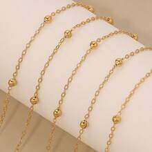 100cm/200cm Stainless Steel Ball Chain, Suitable For DIY Necklaces, Bracelets, Anklets And Other Jewelry, Handmade Beaded Chain Jewelry Making Chain - Beads Chains - View 7